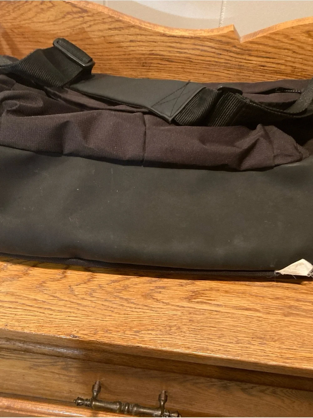 Columbia Diaper/Messenger Bag Nylon Black Neutral Padded Strap Insulated Pocket